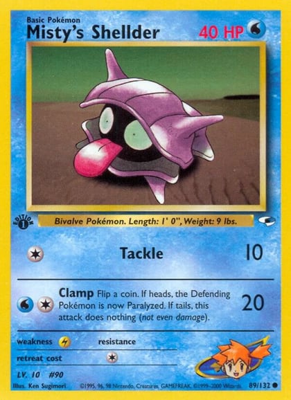 Misty's Shellder, Gym Heroes 089/132