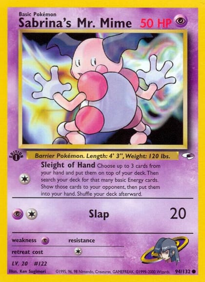 Sabrina's Mr. Mime, Gym Heroes 094/132