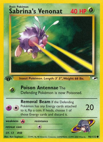 Sabrina's Venonat, Gym Heroes 096/132