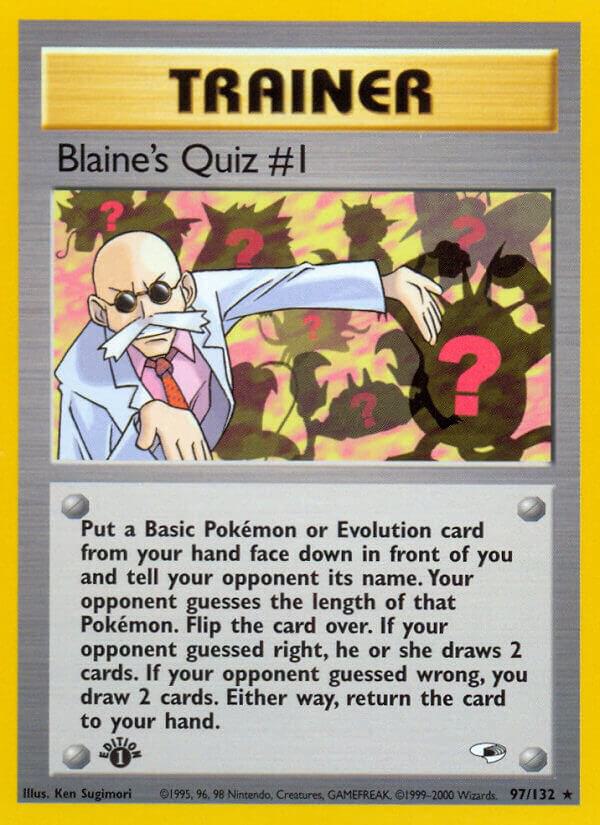 Blaine's Quiz #1, Gym Heroes 097/132