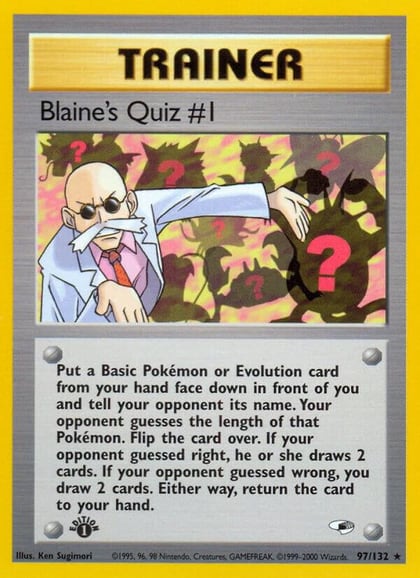 Blaine's Quiz #1, Gym Heroes 097/132
