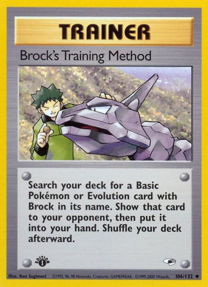 Brock's Training Method, Gym Heroes 106/132