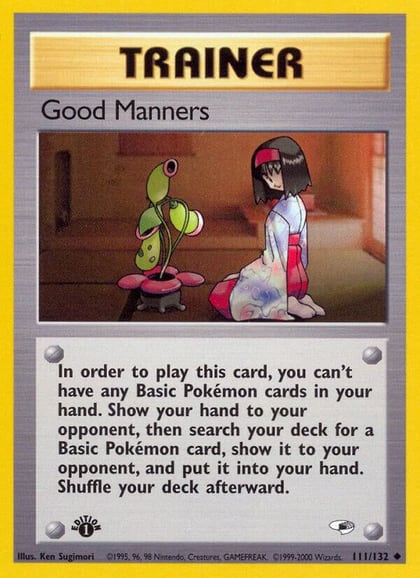 Good Manners, Gym Heroes 111/132