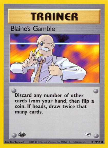Blaine's Gamble, Gym Heroes 121/132