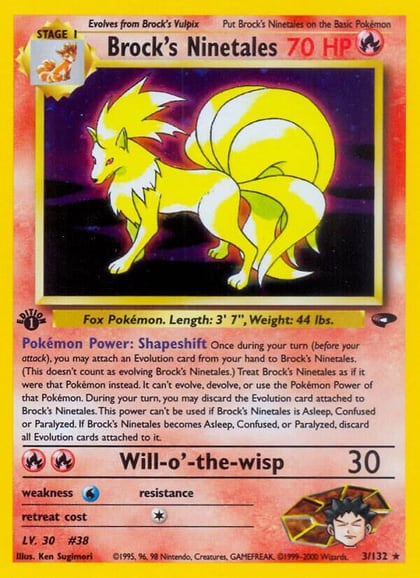 Brock's Ninetales, Gym Challenge 003/132