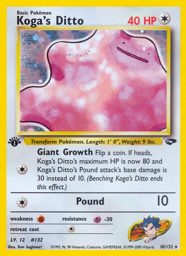 Koga's Ditto, Gym Challenge 010/132