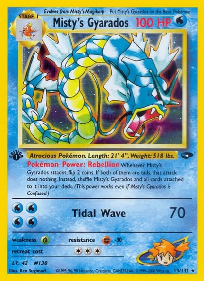 Misty's Gyarados, Gym Challenge 013/132