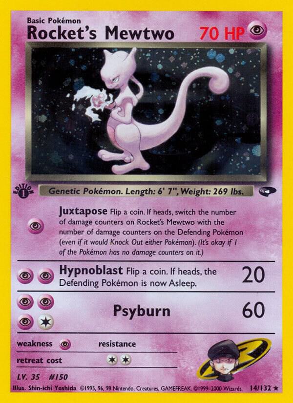 Rocket's Mewtwo, Gym Challenge 014/132