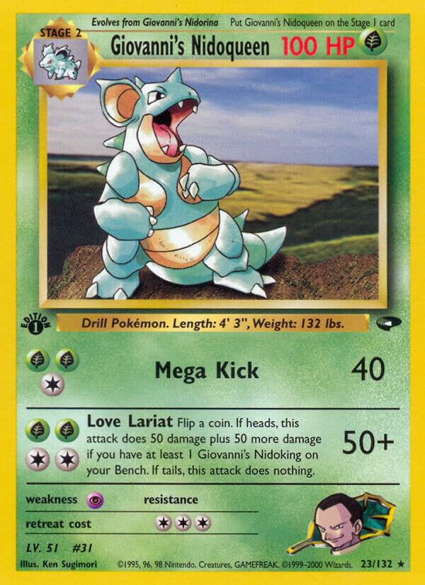 Giovanni's Nidoqueen, Gym Challenge 023/132