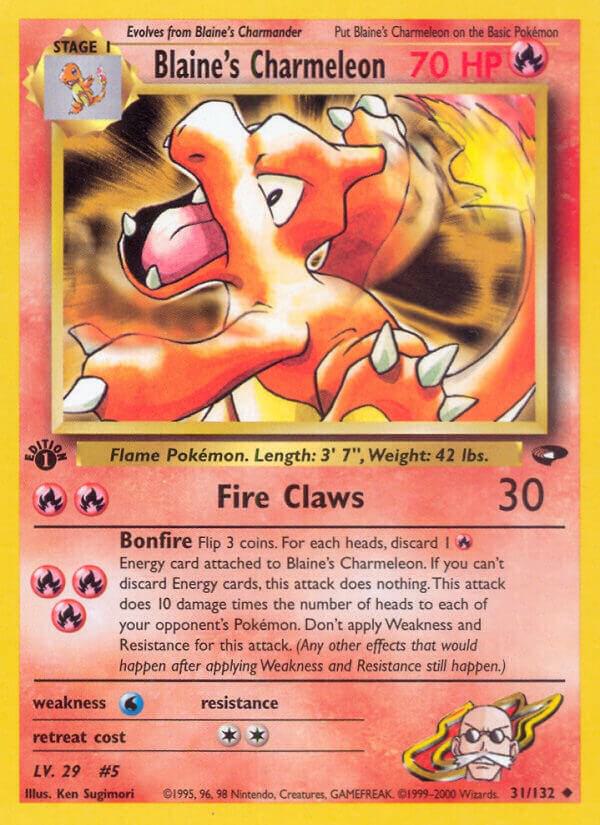 Blaine's Charmeleon, Gym Challenge 031/132