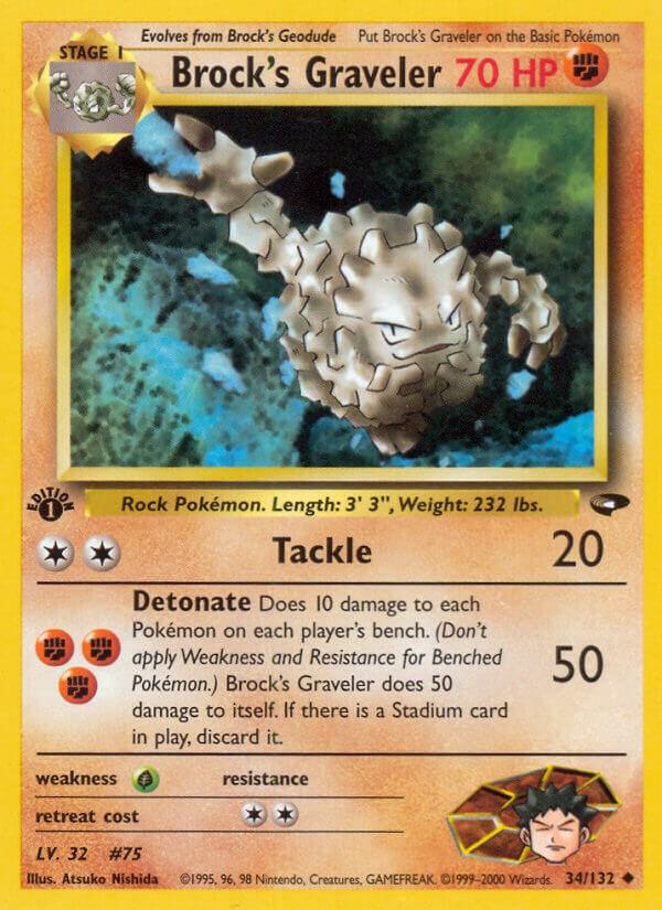 Brock's Graveler, Gym Challenge 034/132