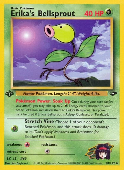 Erika's Bellsprout, Gym Challenge 038/132