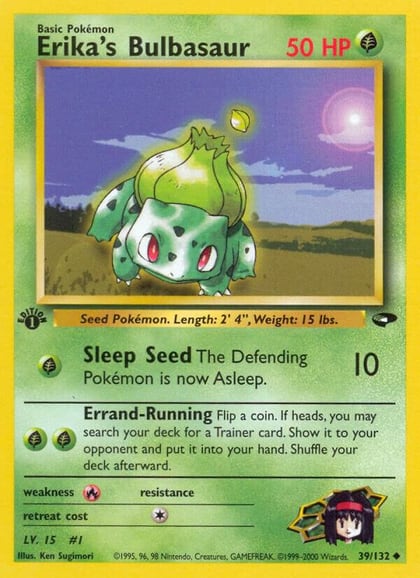 Erika's Bulbasaur, Gym Challenge 039/132
