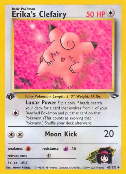 Erika's Clefairy, Gym Challenge 040/132