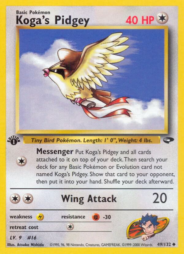 Koga's Pidgey (49), Gym Challenge 049/132
