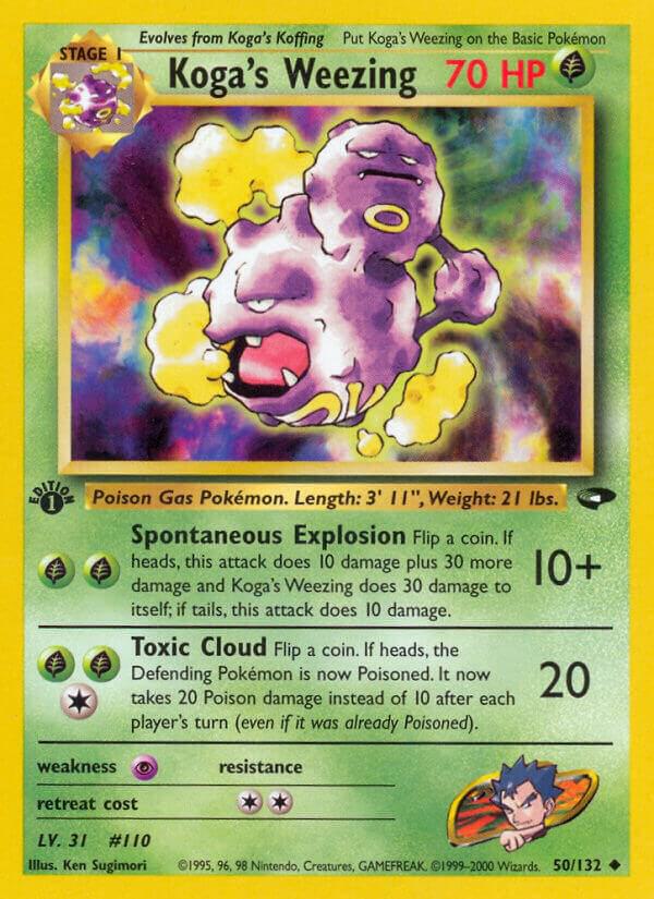 Koga's Weezing, Gym Challenge 050/132