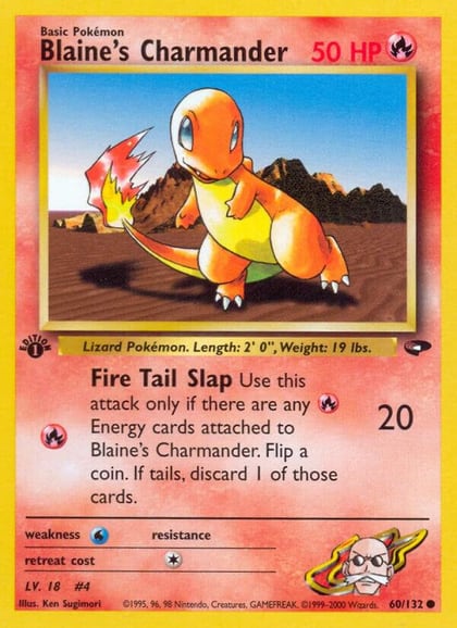 Blaine's Charmander, Gym Challenge 060/132