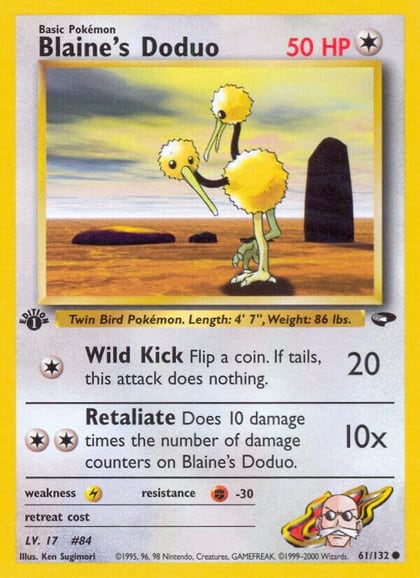 Blaine's Doduo, Gym Challenge 061/132