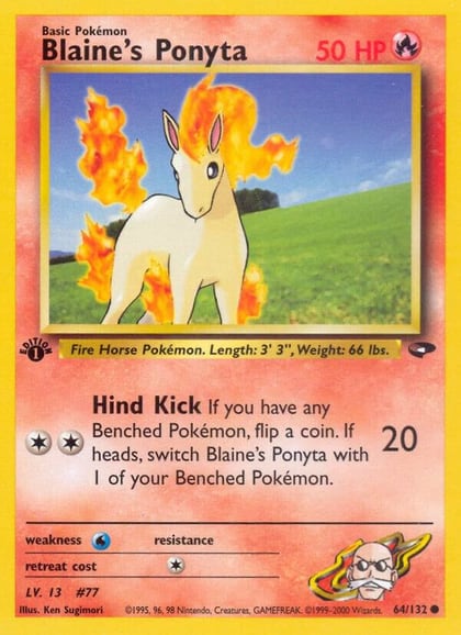 Blaine's Ponyta, Gym Challenge 064/132