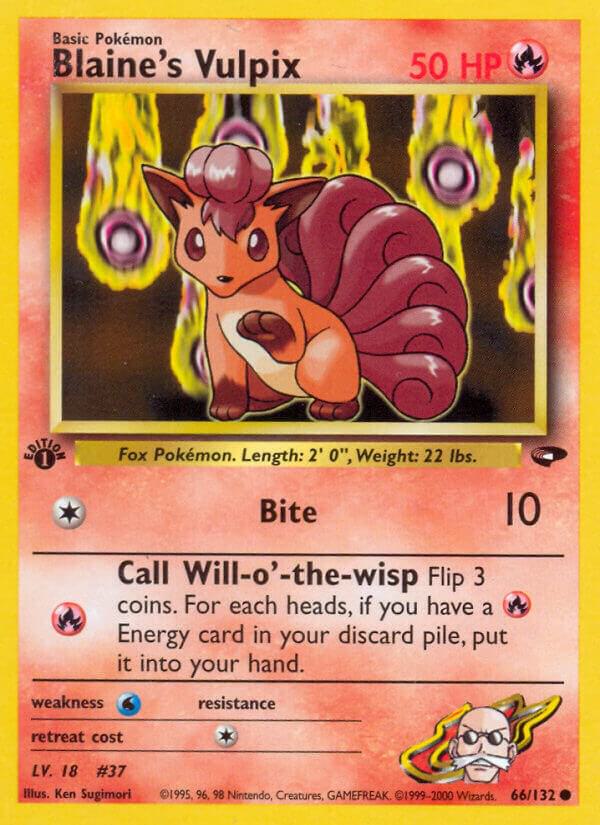 Blaine's Vulpix, Gym Challenge 066/132
