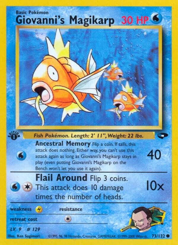 Giovanni's Magikarp, Gym Challenge 073/132