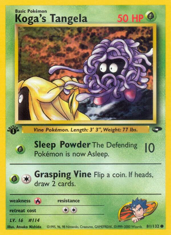 Koga's Tangela, Gym Challenge 081/132