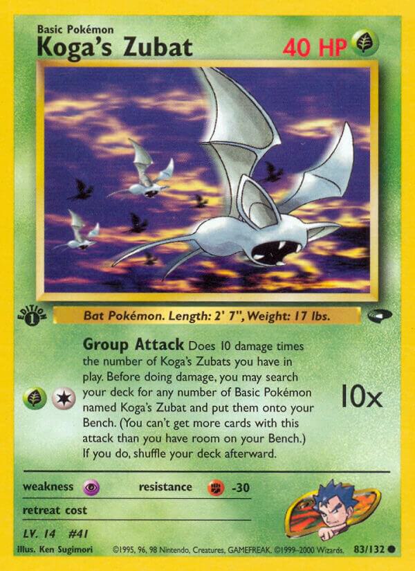 Koga's Zubat, Gym Challenge 083/132