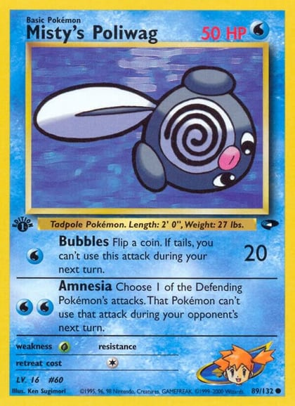 Misty's Poliwag, Gym Challenge 089/132