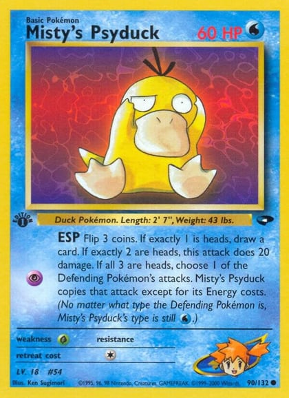 Misty's Psyduck, Gym Challenge 090/132