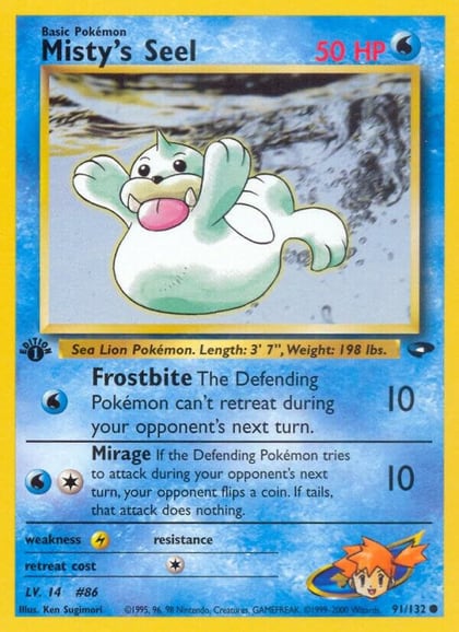 Misty's Seel, Gym Challenge 091/132