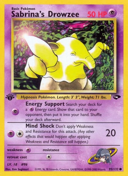 Sabrina's Drowzee, Gym Challenge 095/132