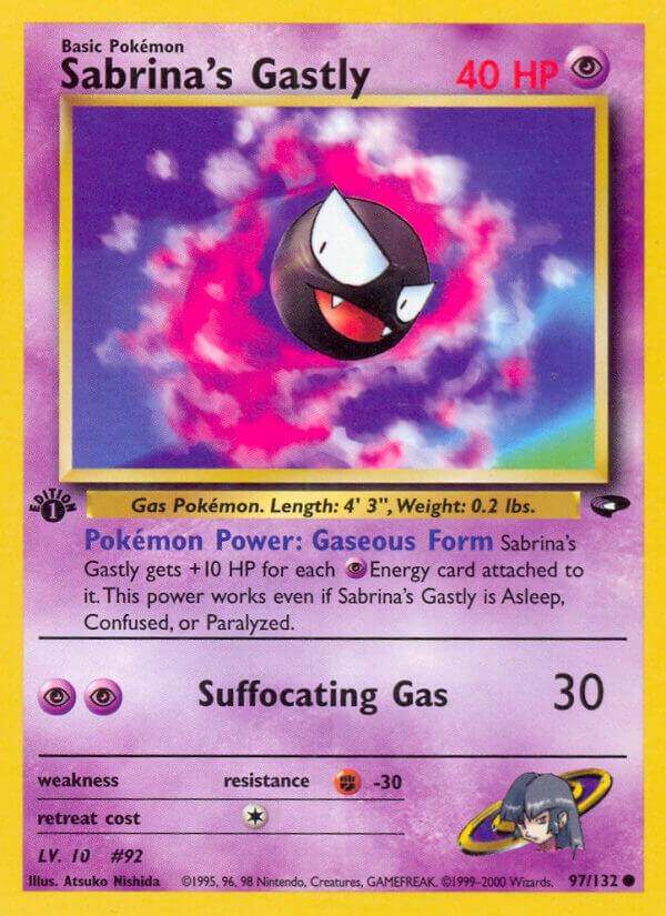 Sabrina's Gastly (97), Gym Challenge 097/132