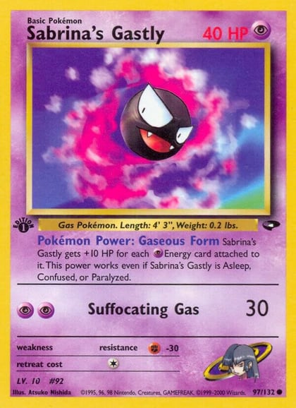 Sabrina's Gastly (97), Gym Challenge 097/132