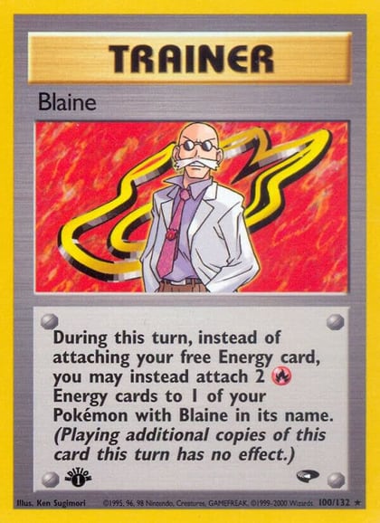 Blaine (100), Gym Challenge 100/132