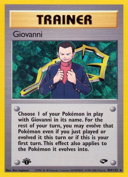 Giovanni (104), Gym Challenge 104/132