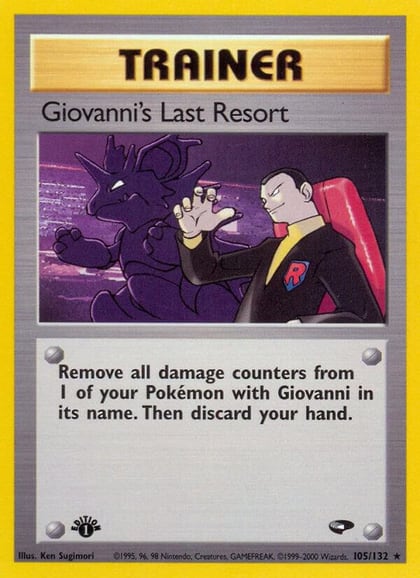 Giovanni's Last Resort, Gym Challenge 105/132