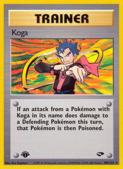 Koga (106), Gym Challenge 106/132