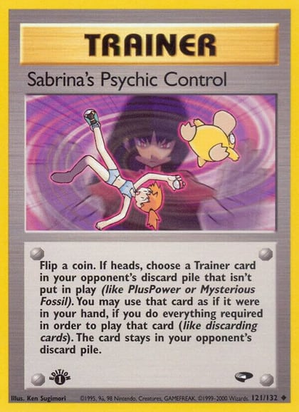 Sabrina's Psychic Control, Gym Challenge 121/132