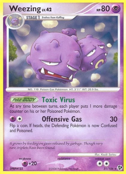 Weezing, Great Encounters 31/106