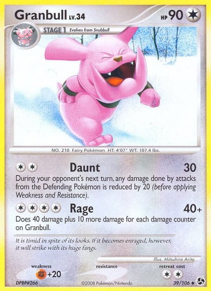 Granbull, Great Encounters 39/106