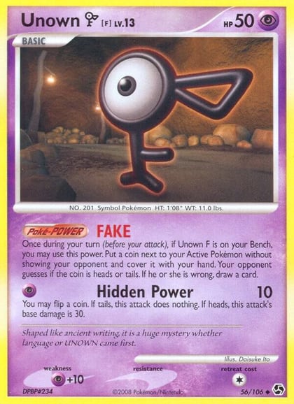 Unown [F], Great Encounters 56/106