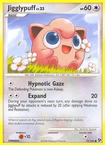 Jigglypuff, Great Encounters 72/106