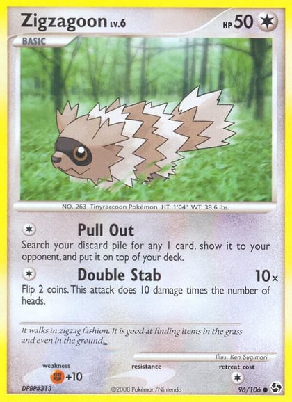 Zigzagoon, Great Encounters 96/106
