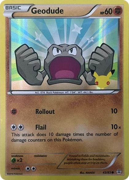 Geodude (Stamped), Generations 043/083