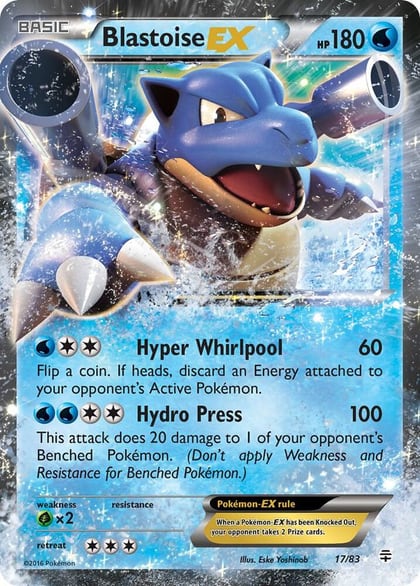 Blastoise EX, Generations 17/83