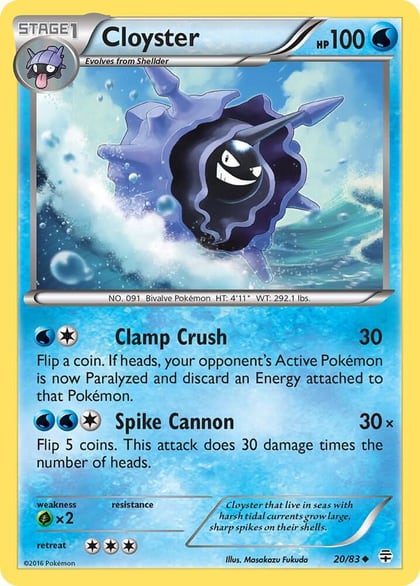 Cloyster, Generations 20/83
