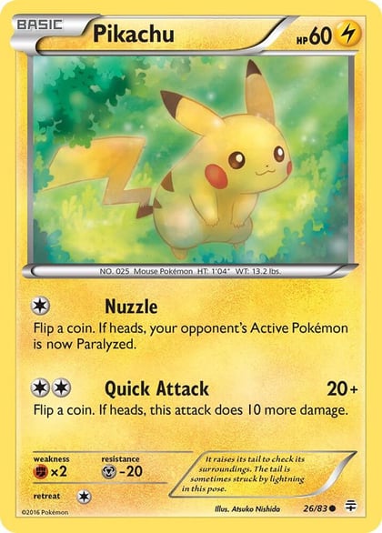 Pikachu, Generations 26/83