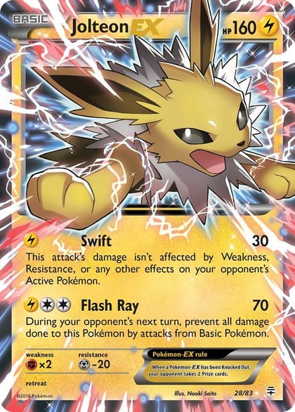 Jolteon EX, Generations 28/83