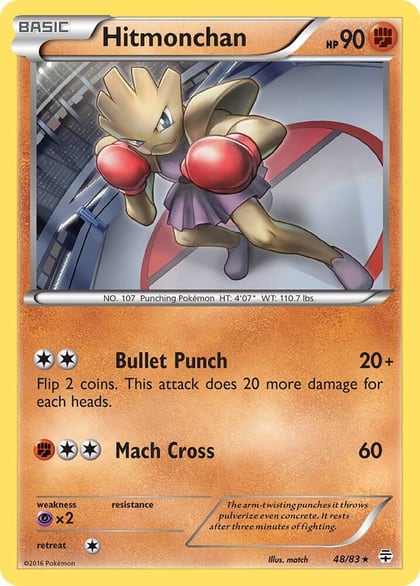 Hitmonchan, Generations 48/83