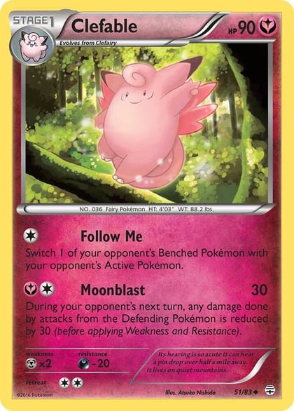 Clefable, Generations 51/83